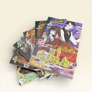 XXXHOLiC English Book Lot Volumes 1-6 Manga (Vol 1,2,3,4,5,6) CLAMP Witch Anime